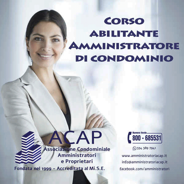 Corso abilitante per Amministratore di Condominio 2020 - ACAP