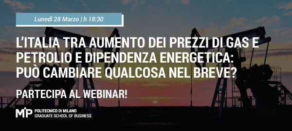 L’Italia tra aumento dei prezzi di gas e petrolio e dipendenza energetica: può cambiare qualcosa nel breve?